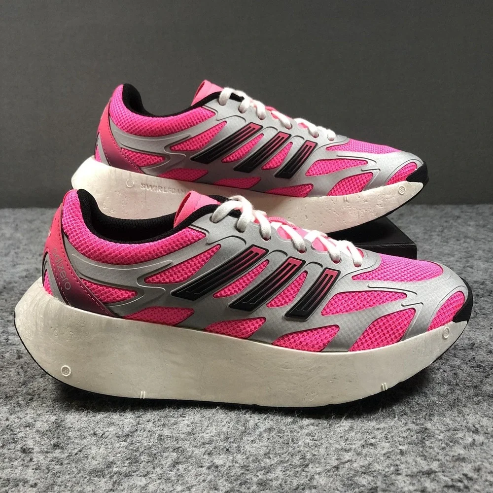 Adidas Adizero Aruku Shoes Womens 8.5 Lucid Pink Silver Running JP5568